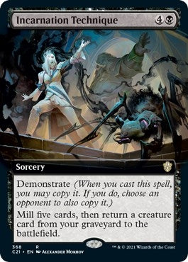 Image for Incarnation Technique (Extended Art) (368) (Commander 2021) (C21) - Magic: The Gathering