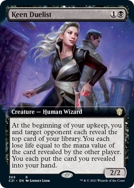 Image for Keen Duelist (Extended Art) (369) (Commander 2021) (C21) - Magic: The Gathering