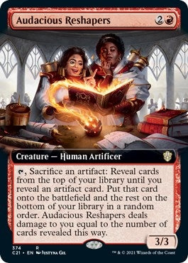 Image for Audacious Reshapers (Extended Art) (374) (Commander 2021) (C21) - Magic: The Gathering