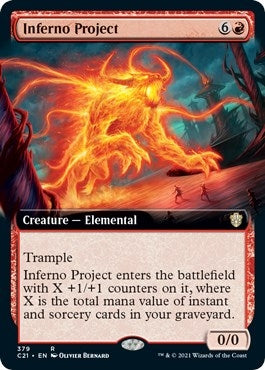 Image for Inferno Project (Extended Art) (379) (Commander 2021) (C21) - Magic: The Gathering