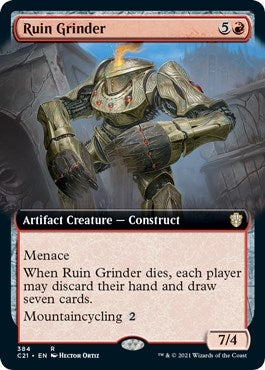 Image for Ruin Grinder (Extended Art) (384) (Commander 2021) (C21) - Magic: The Gathering