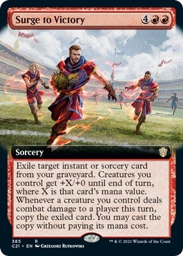 Image for Surge to Victory (Extended Art) (385) (Commander 2021) (C21) - Magic: The Gathering