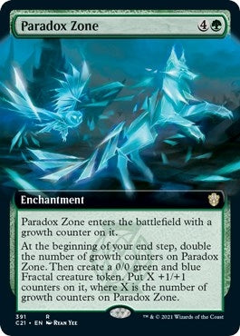 Image for Paradox Zone (Extended Art) (391) (Commander 2021) (C21) - Magic: The Gathering