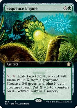 Image for Sequence Engine (Extended Art) (394) (Commander 2021) (C21) - Magic: The Gathering