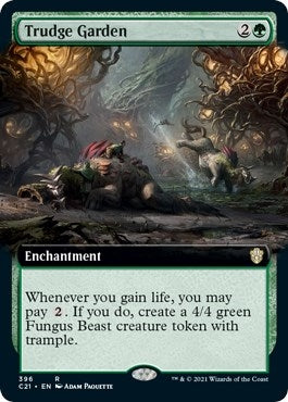 Image for Trudge Garden (Extended Art) (396) (Commander 2021) (C21) - Magic: The Gathering