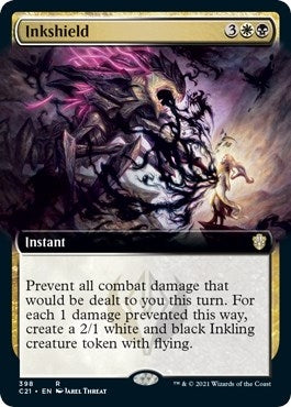 Image for Inkshield (Extended Art) (398) (Commander 2021) (C21) - Magic: The Gathering