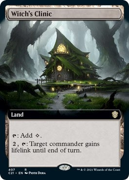 Image for Witch's Clinic (Extended Art) (407) (Commander 2021) (C21) - Magic: The Gathering