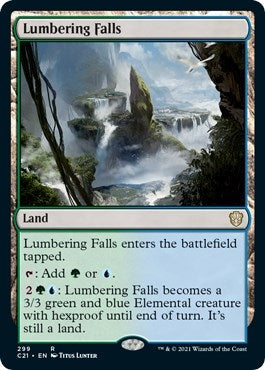 Image for Lumbering Falls (299) (Commander 2021) (C21) - Magic: The Gathering