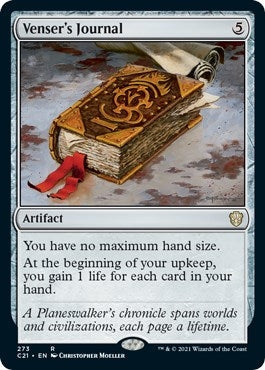 Image for Venser's Journal (273) (Commander 2021) (C21) - Magic: The Gathering