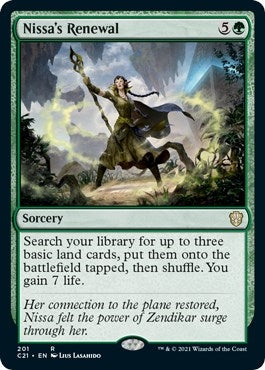 Image for Nissa's Renewal (201) (Commander 2021) (C21) - Magic: The Gathering