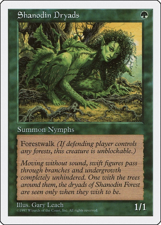 Image for Shanodin Dryads (Fifth Edition) (5ED) - Magic: The Gathering