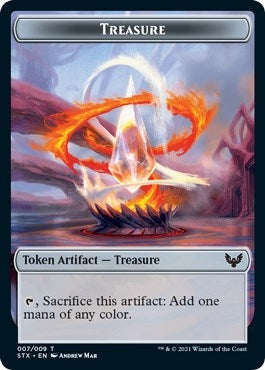 Image for Treasure Token (7) (Strixhaven: School of Mages) (STX) - Magic: The Gathering