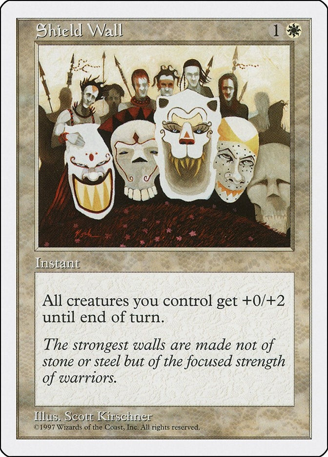 Image for Shield Wall (Fifth Edition) (5ED) - Magic: The Gathering