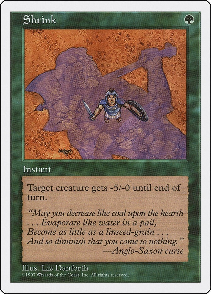 Image for Shrink (Fifth Edition) (5ED) - Magic: The Gathering