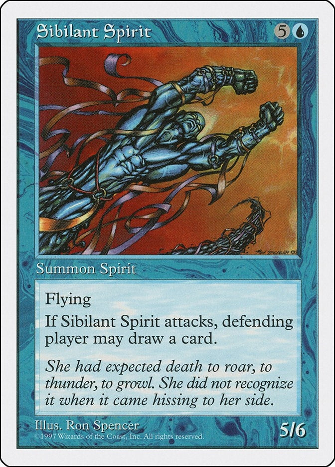 Image for Sibilant Spirit (Fifth Edition) (5ED) - Magic: The Gathering