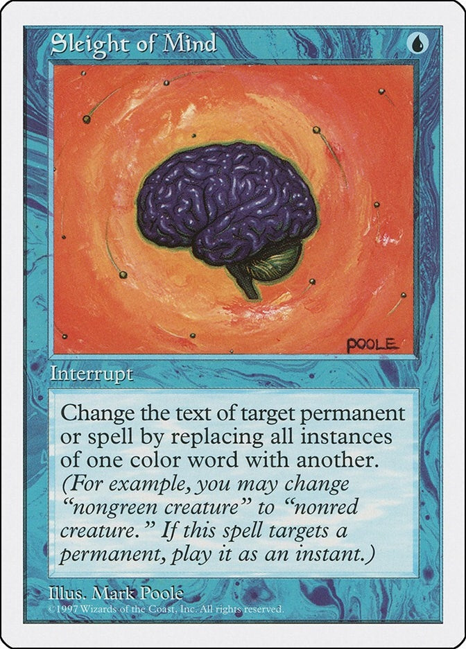 Image for Sleight of Mind (Fifth Edition) (5ED) - Magic: The Gathering