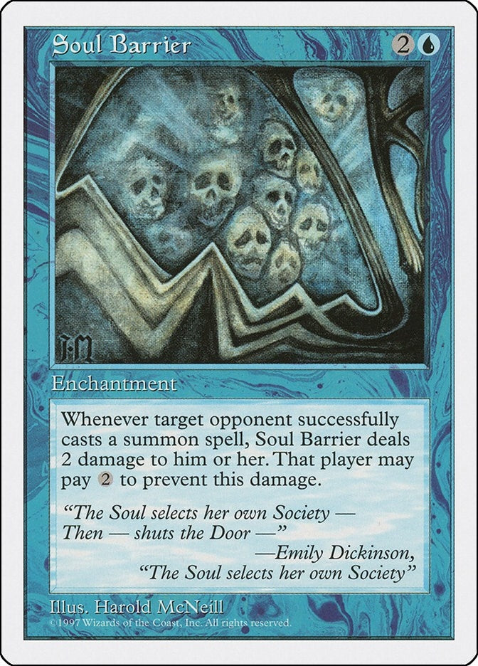 Image for Soul Barrier (Fifth Edition) (5ED) - Magic: The Gathering