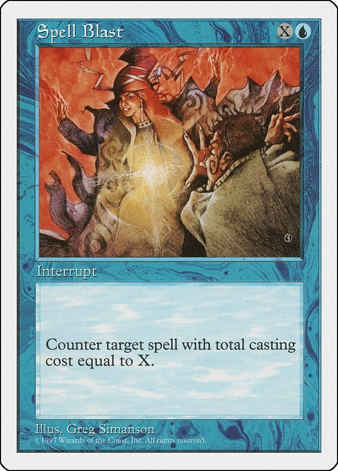 Image for Spell Blast (Fifth Edition) (5ED) - Magic: The Gathering