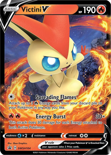 Image for Victini V - SWSH104 (SWSH104) (SWSH: Sword & Shield Promo Cards) - Pokemon
