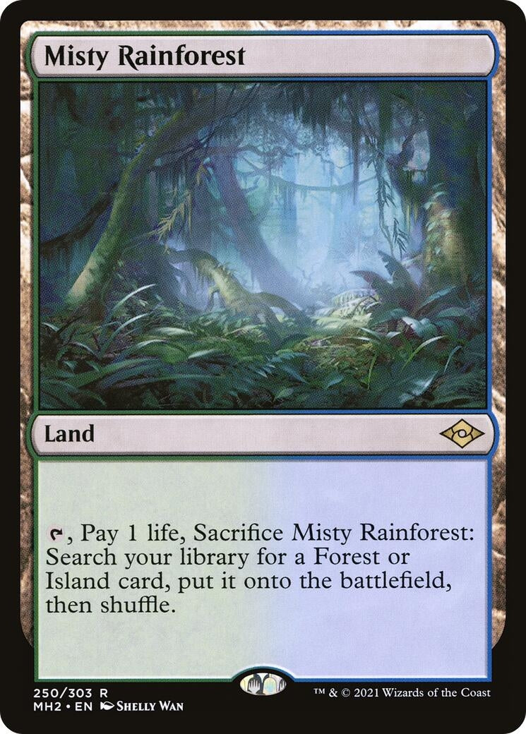 Image for Misty Rainforest (250) (Modern Horizons 2) (MH2) - Magic: The Gathering