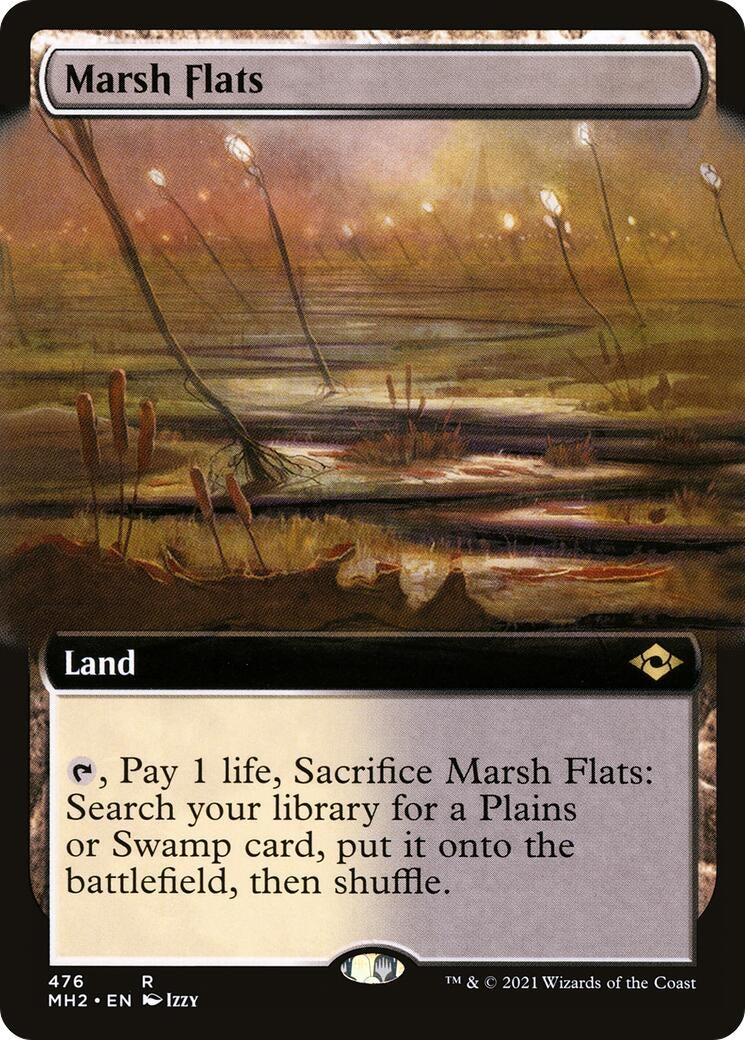 Image for Marsh Flats (Extended Art) (476) (Modern Horizons 2) (MH2) - Magic: The Gathering