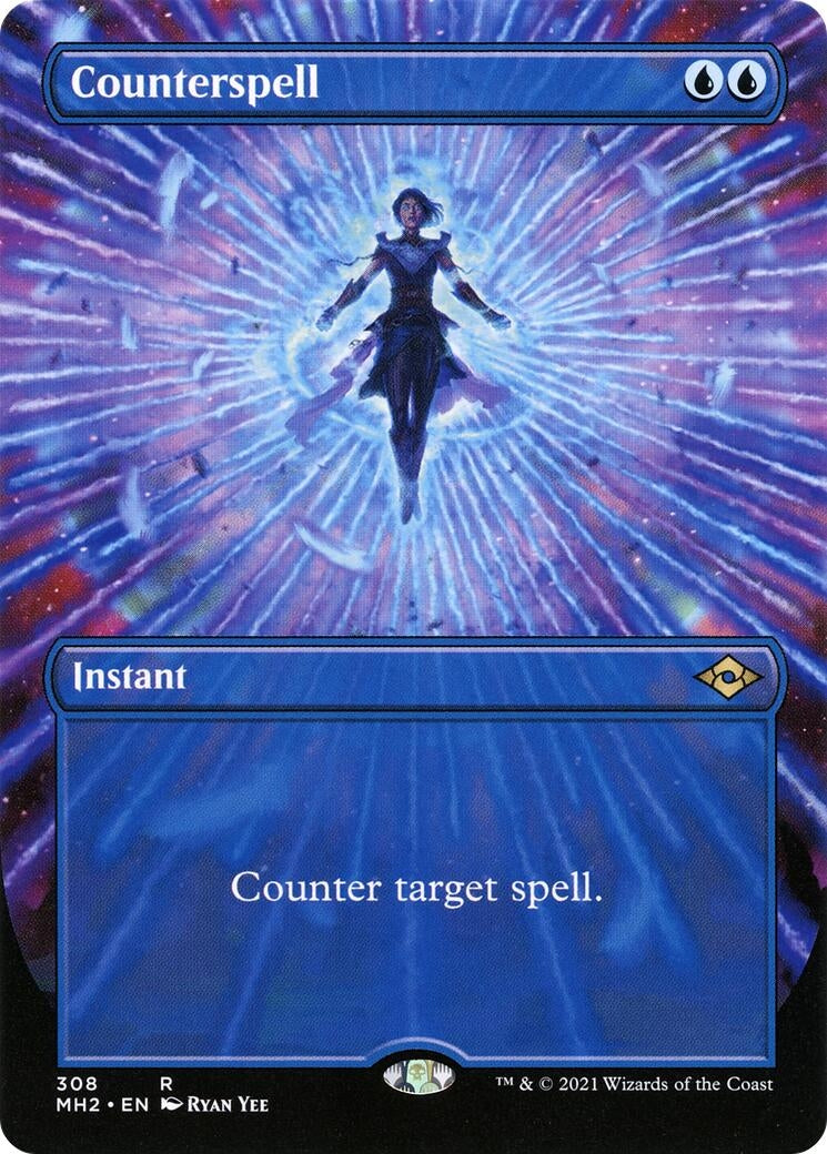 Image for Counterspell (Borderless) (308) (Modern Horizons 2) (MH2) - Magic: The Gathering