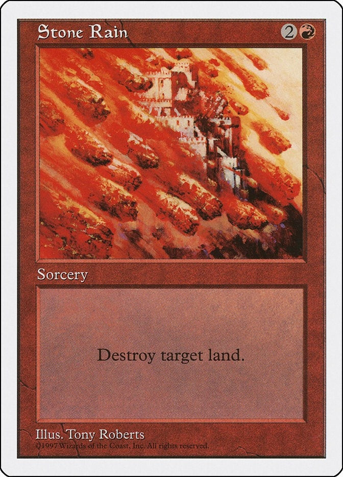 Image for Stone Rain (Fifth Edition) (5ED) - Magic: The Gathering