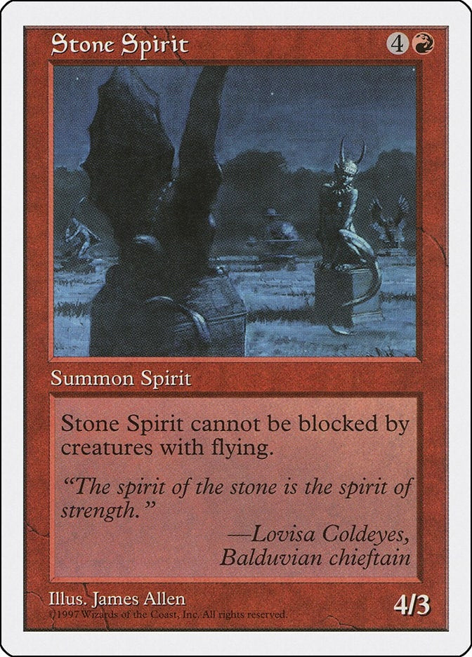 Image for Stone Spirit (Fifth Edition) (5ED) - Magic: The Gathering