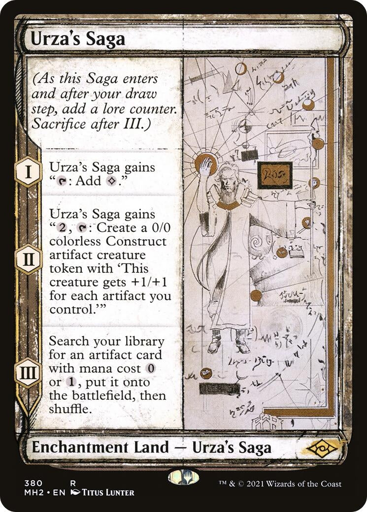Image for Urza's Saga (Showcase) (380) (Modern Horizons 2) (MH2) - Magic: The Gathering