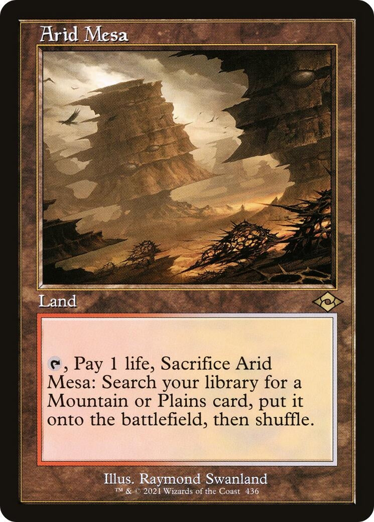 Image for Arid Mesa (Retro Frame) (436) (Modern Horizons 2) (MH2) - Magic: The Gathering