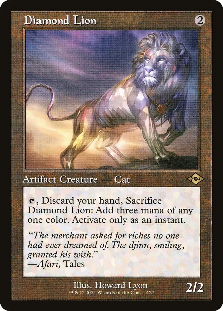 Image for Diamond Lion (Retro Frame) (427) (Modern Horizons 2) (MH2) - Magic: The Gathering
