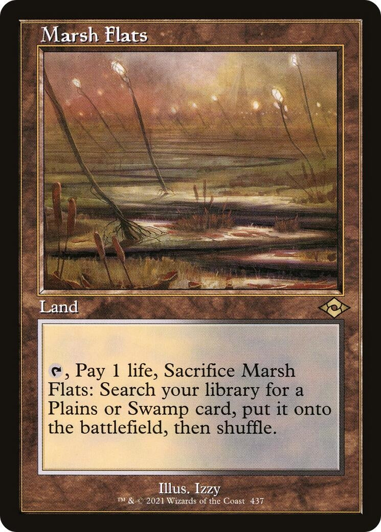 Image for Marsh Flats (Retro Frame) (437) (Modern Horizons 2) (MH2) - Magic: The Gathering