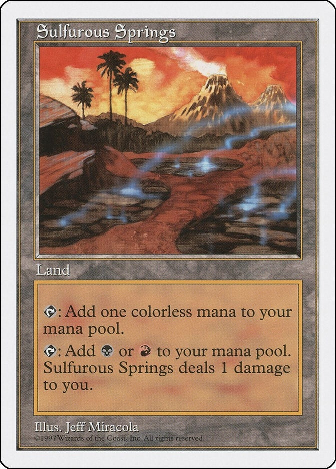 Image for Sulfurous Springs (Fifth Edition) (5ED) - Magic: The Gathering