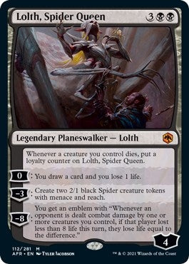 Image for Lolth, Spider Queen (112) (AFR) - Magic: The Gathering