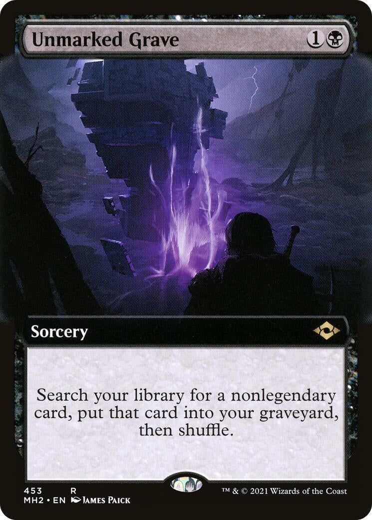 Image for Unmarked Grave (Extended Art) (453) (Modern Horizons 2) (MH2) - Magic: The Gathering