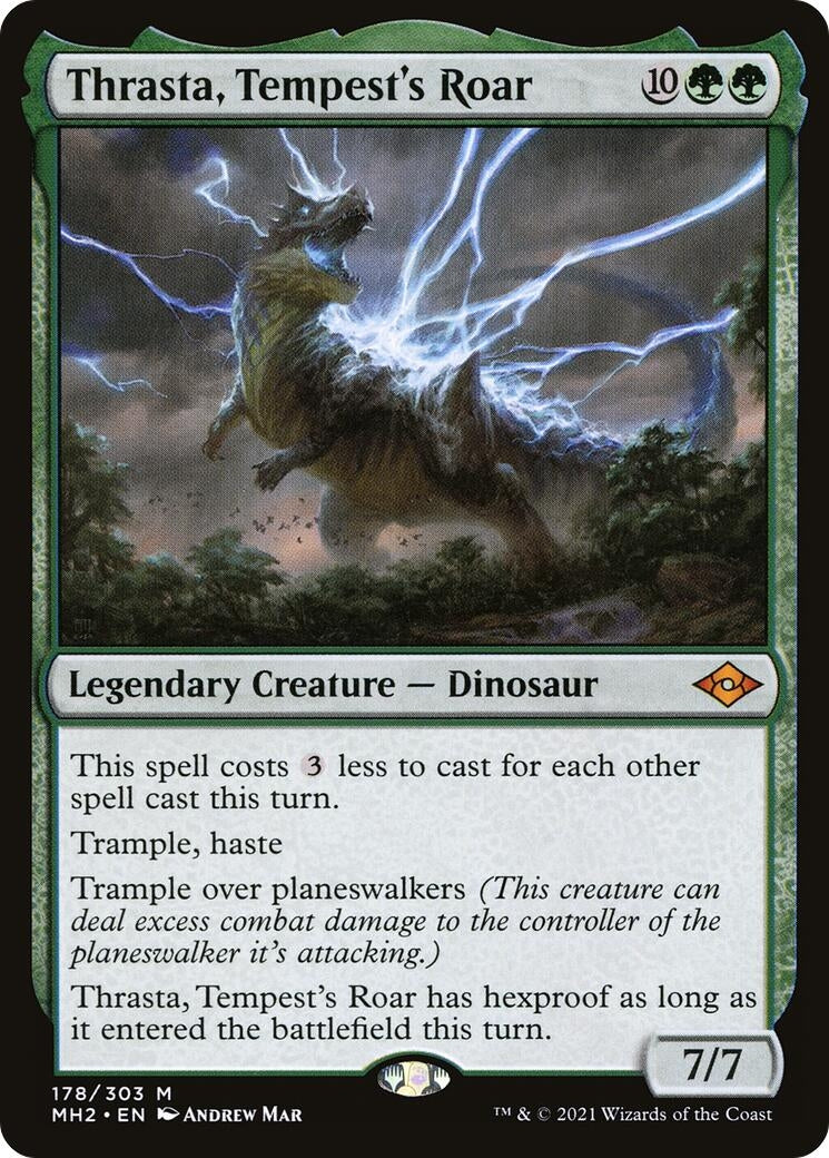 Image for Thrasta, Tempest's Roar (178) (Modern Horizons 2) (MH2) - Magic: The Gathering