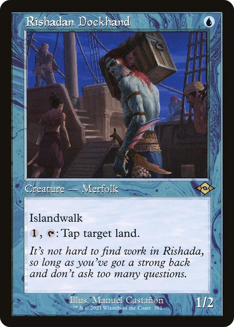 Image for Rishadan Dockhand (Retro Frame) (391) (Modern Horizons 2) (MH2) - Magic: The Gathering