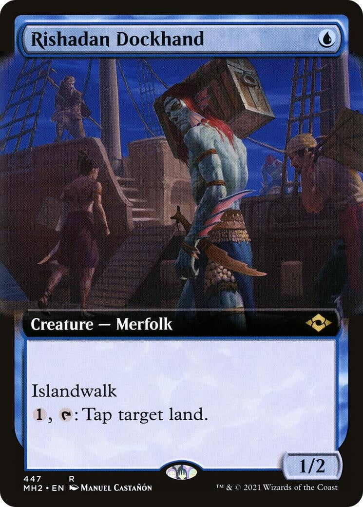 Image for Rishadan Dockhand (Extended Art) (447) (Modern Horizons 2) (MH2) - Magic: The Gathering