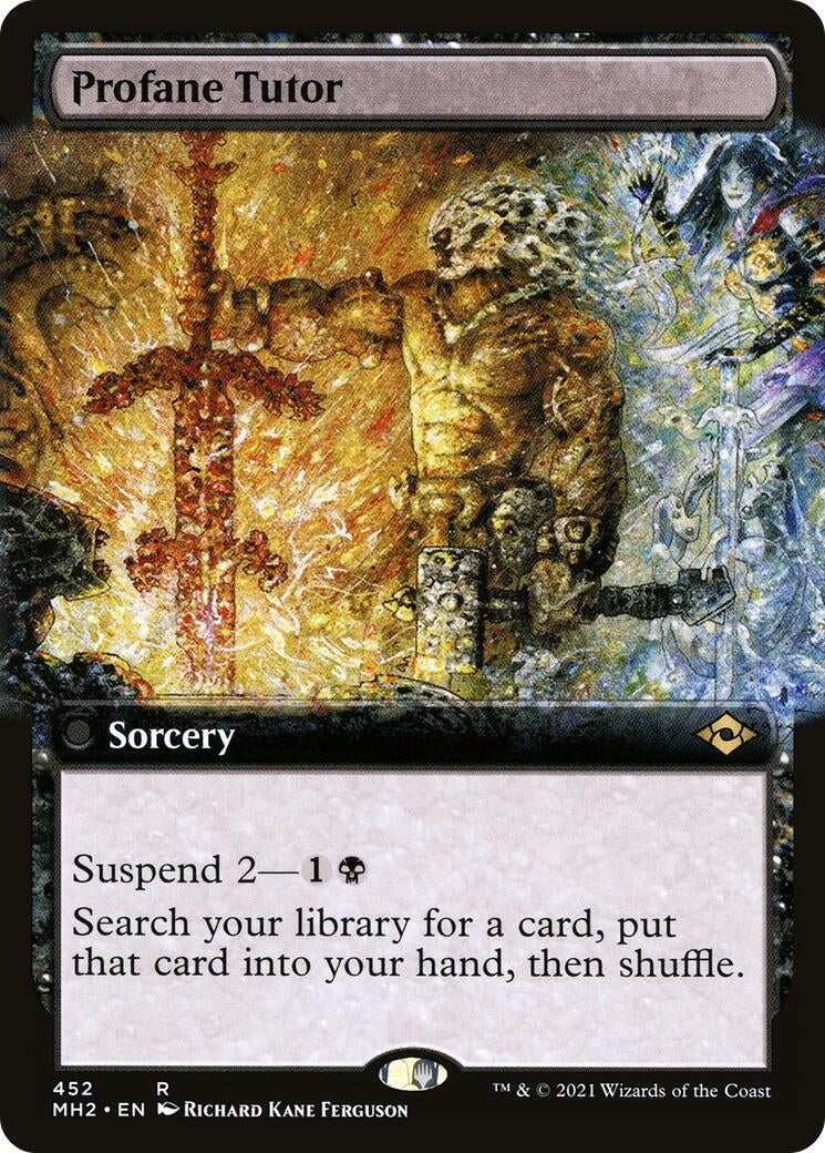 Image for Profane Tutor (Extended Art) (452) (Modern Horizons 2) (MH2) - Magic: The Gathering