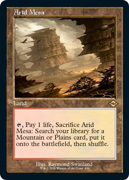 Image for Arid Mesa (Retro Frame) (Foil Etched) (436) (Modern Horizons 2) (MH2) - Magic: The Gathering
