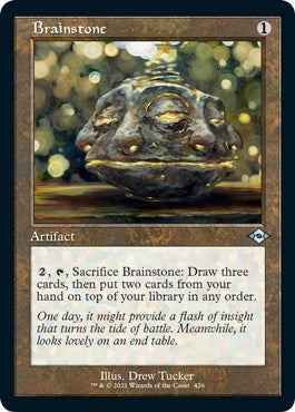 Image for Brainstone (Retro Frame) (Foil Etched) (426) (Modern Horizons 2) (MH2) - Magic: The Gathering