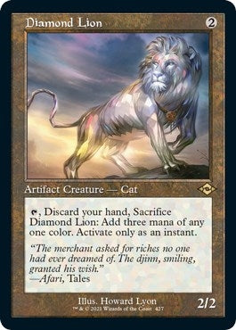 Image for Diamond Lion (Retro Frame) (Foil Etched) (427) (Modern Horizons 2) (MH2) - Magic: The Gathering