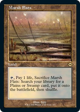 Image for Marsh Flats (Retro Frame) (Foil Etched) (437) (Modern Horizons 2) (MH2) - Magic: The Gathering