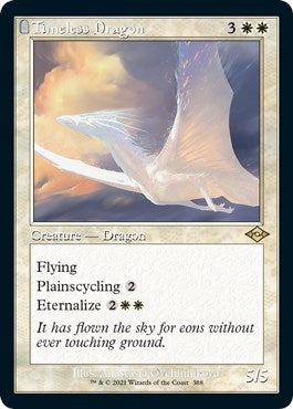 Image for Timeless Dragon (Retro Frame) (Foil Etched) (388) (Modern Horizons 2) (MH2) - Magic: The Gathering