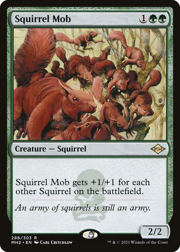 Image for Squirrel Mob (286) (Modern Horizons 2) (MH2) - Magic: The Gathering