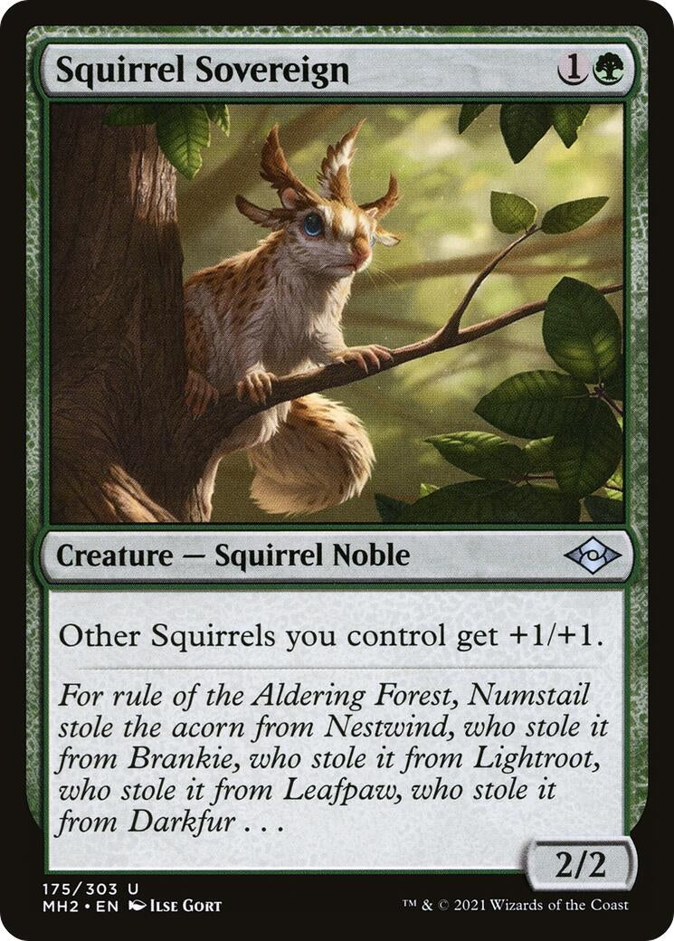 Image for Squirrel Sovereign (175) (Modern Horizons 2) (MH2) - Magic: The Gathering
