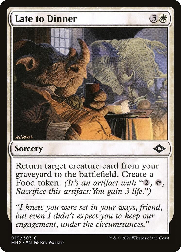 Image for Late to Dinner (19) (Modern Horizons 2) (MH2) - Magic: The Gathering