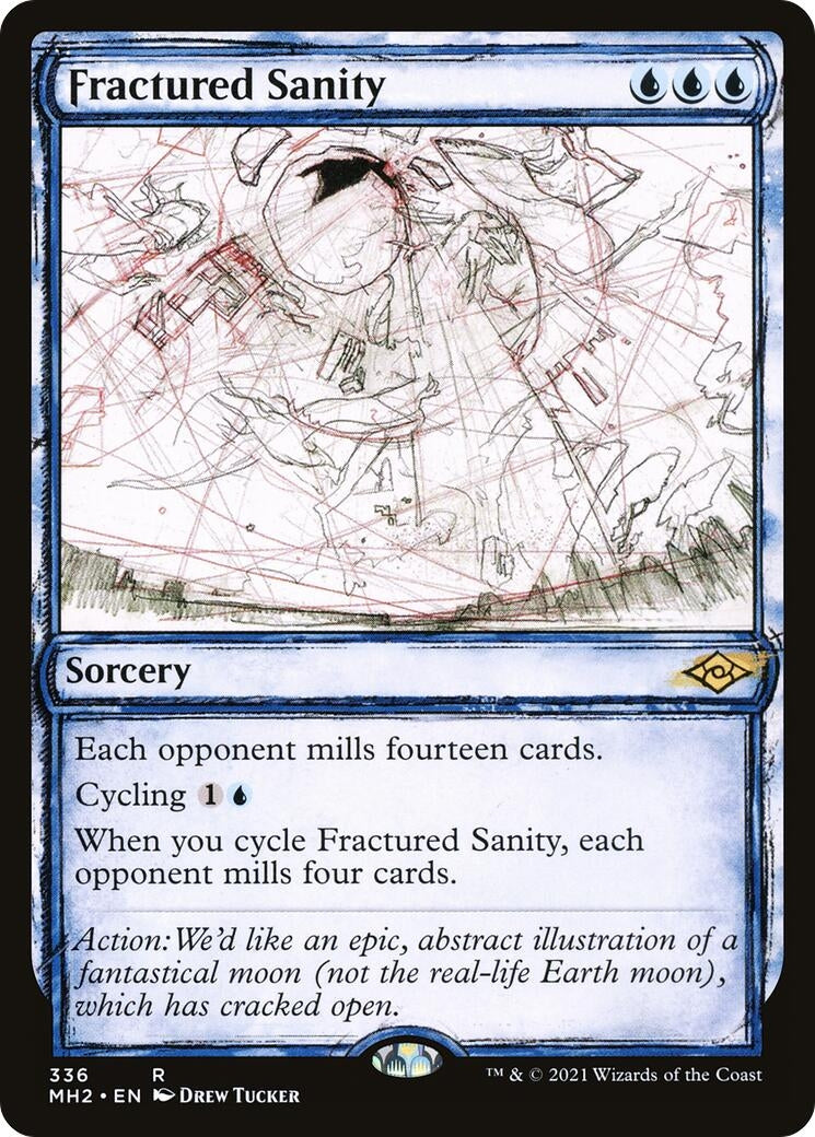 Image for Fractured Sanity (Showcase) (336) (Modern Horizons 2) (MH2) - Magic: The Gathering