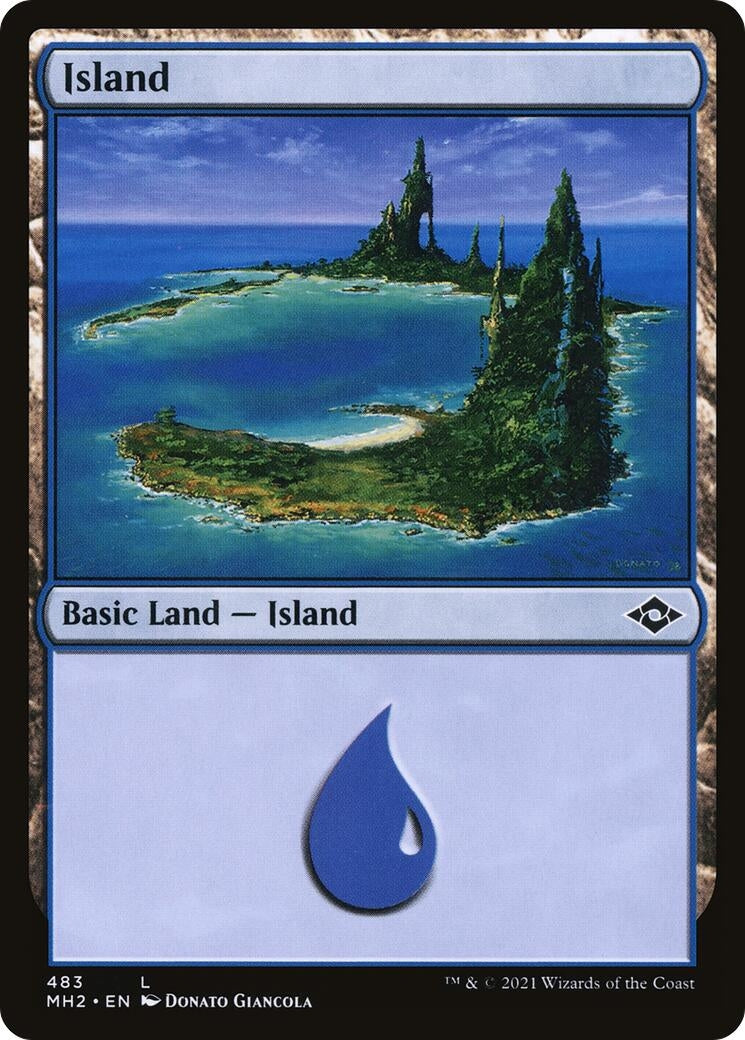 Image for Island (483) (483) (Modern Horizons 2) (MH2) - Magic: The Gathering