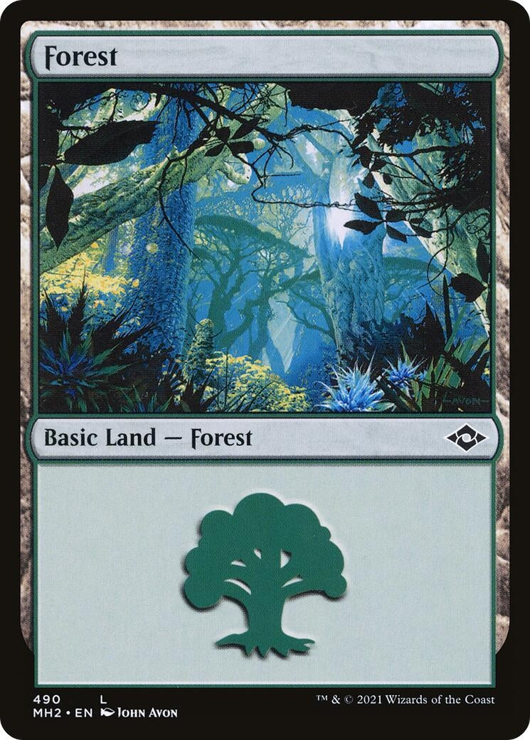 Image for Forest (490) (490) (Modern Horizons 2) (MH2) - Magic: The Gathering